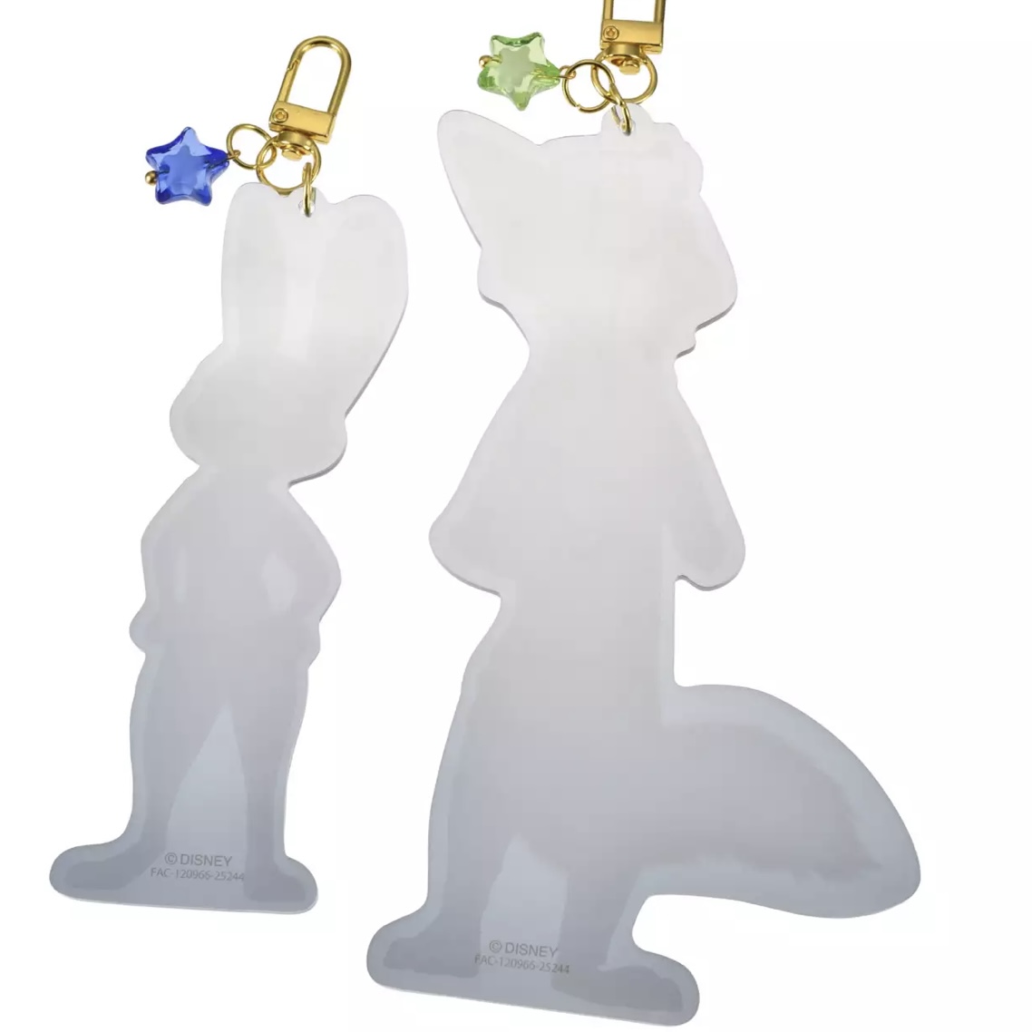 Disney Zootopia 2 Nick Wilde & Judy Hopps Keychain Pair