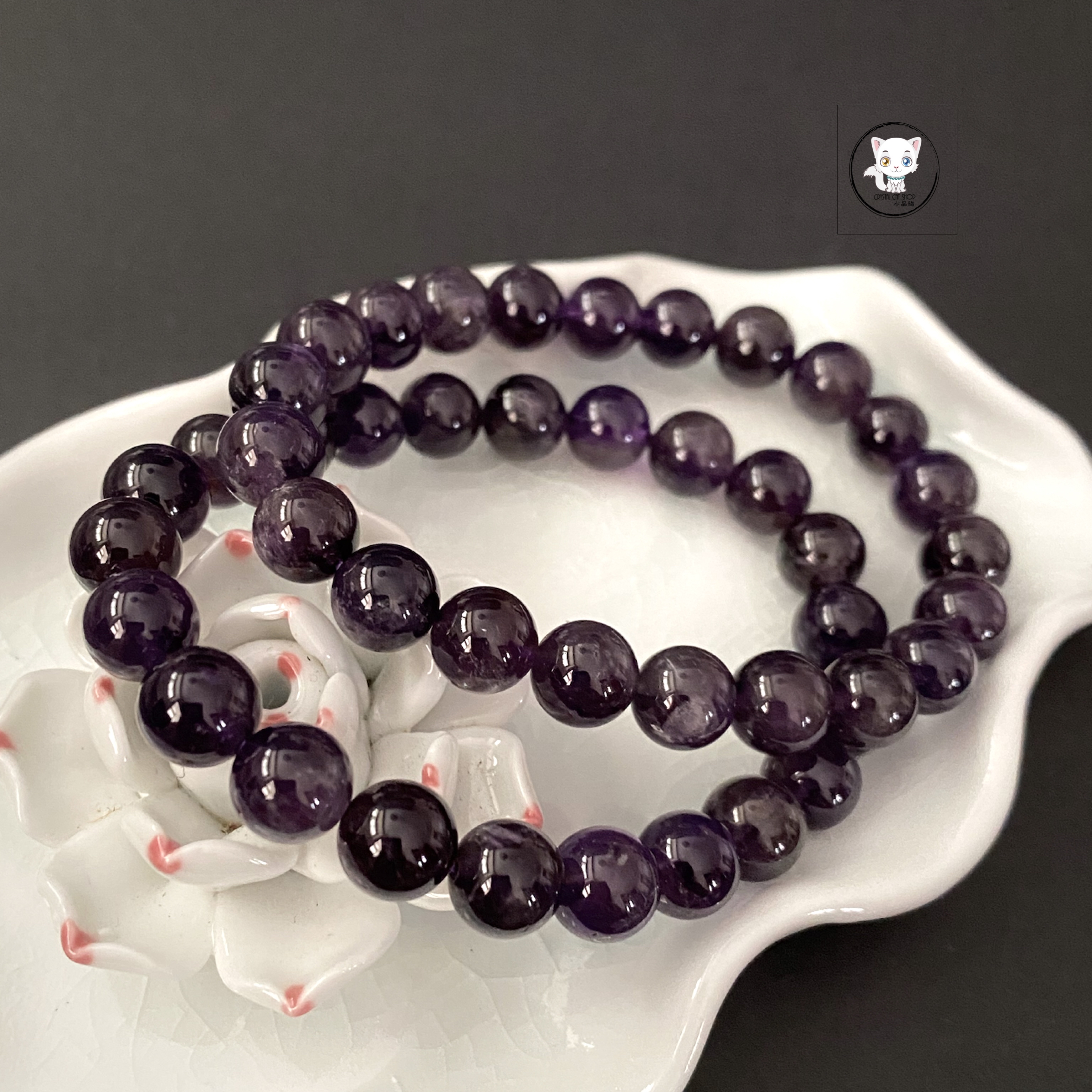 烏拉圭紫水晶手鏈8.5mm