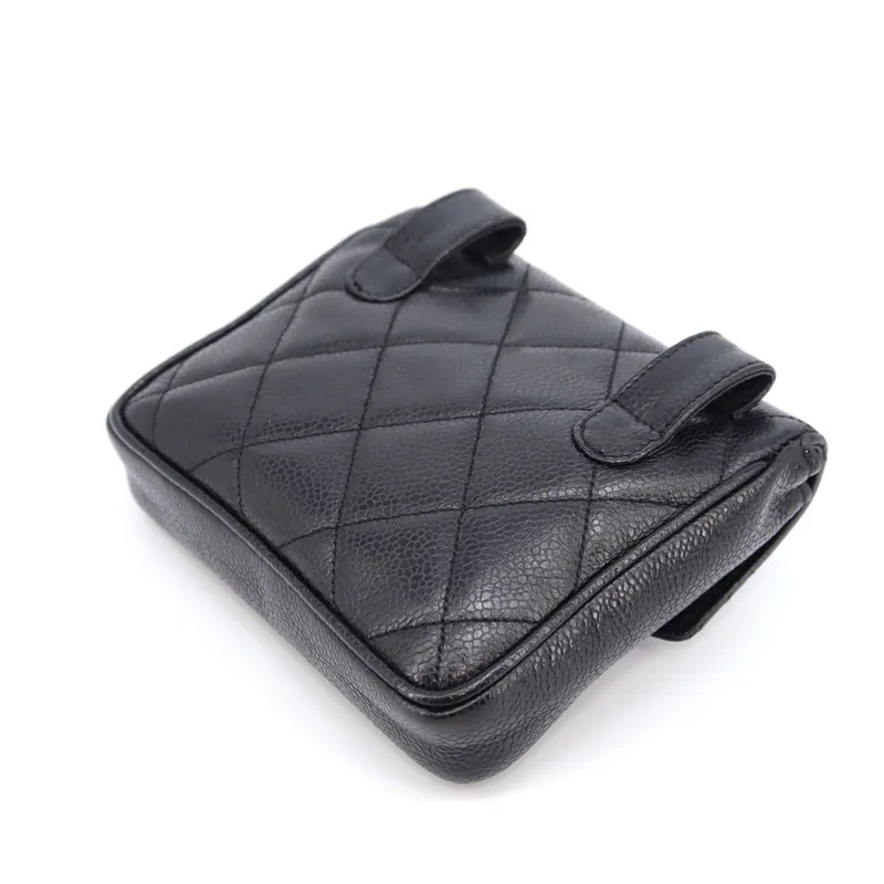 Chanel Coco Mark Matelasse Caviar Waist Bag