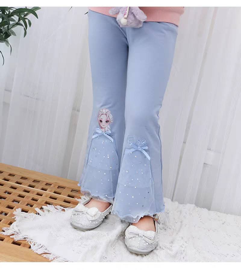A65-A68 女童纯棉微喇legging裤