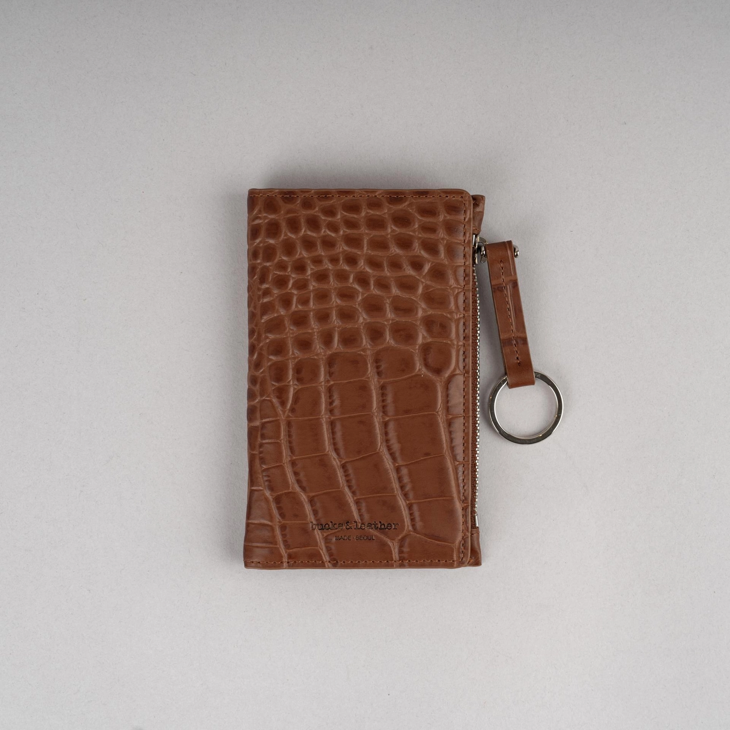 預訂_Cover Card Wallet 牛皮鱷魚紋 By Bucks & leather