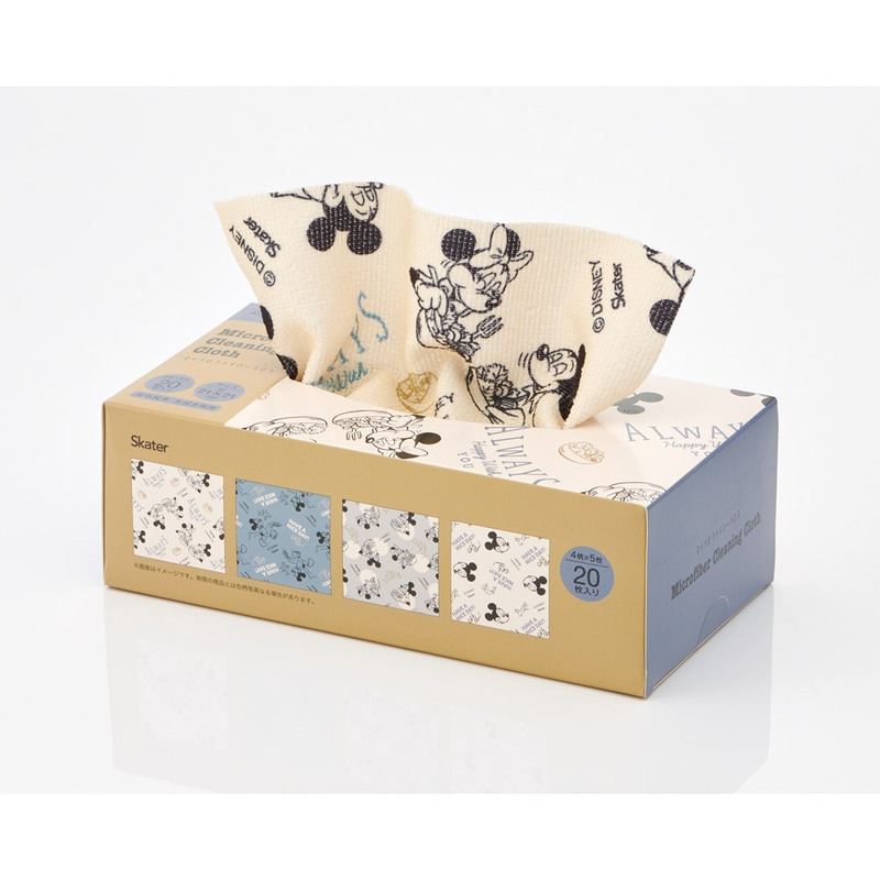 🆕【⭐訂購⭐】  日本直送🌀#Skater #Disney 超細纖維抹布(20 片裝)［3款選］🌀[ELCD-0226][260425]
