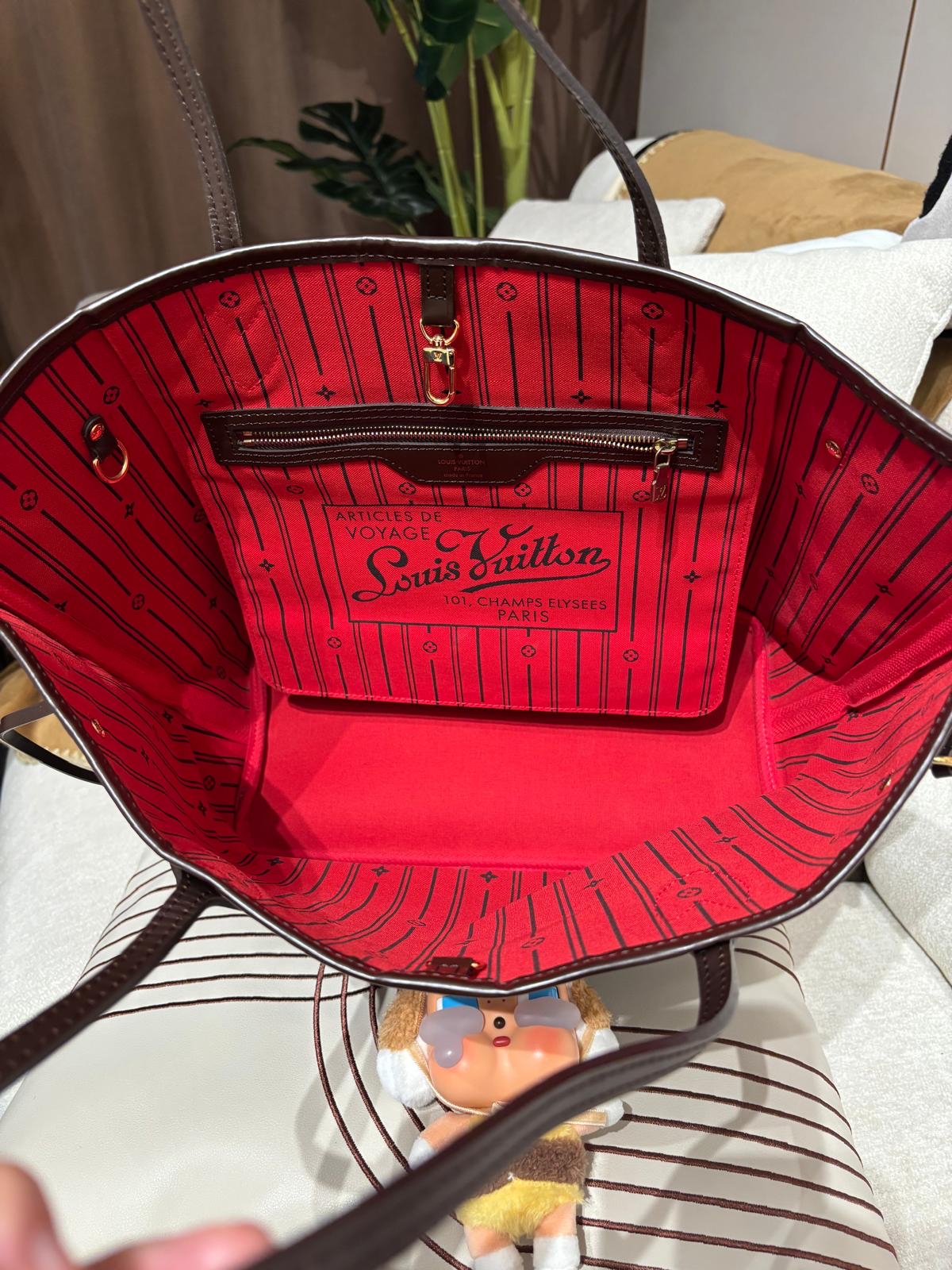 LV Neverfull MM 100%Authentic, 98%New ✅Dust bag