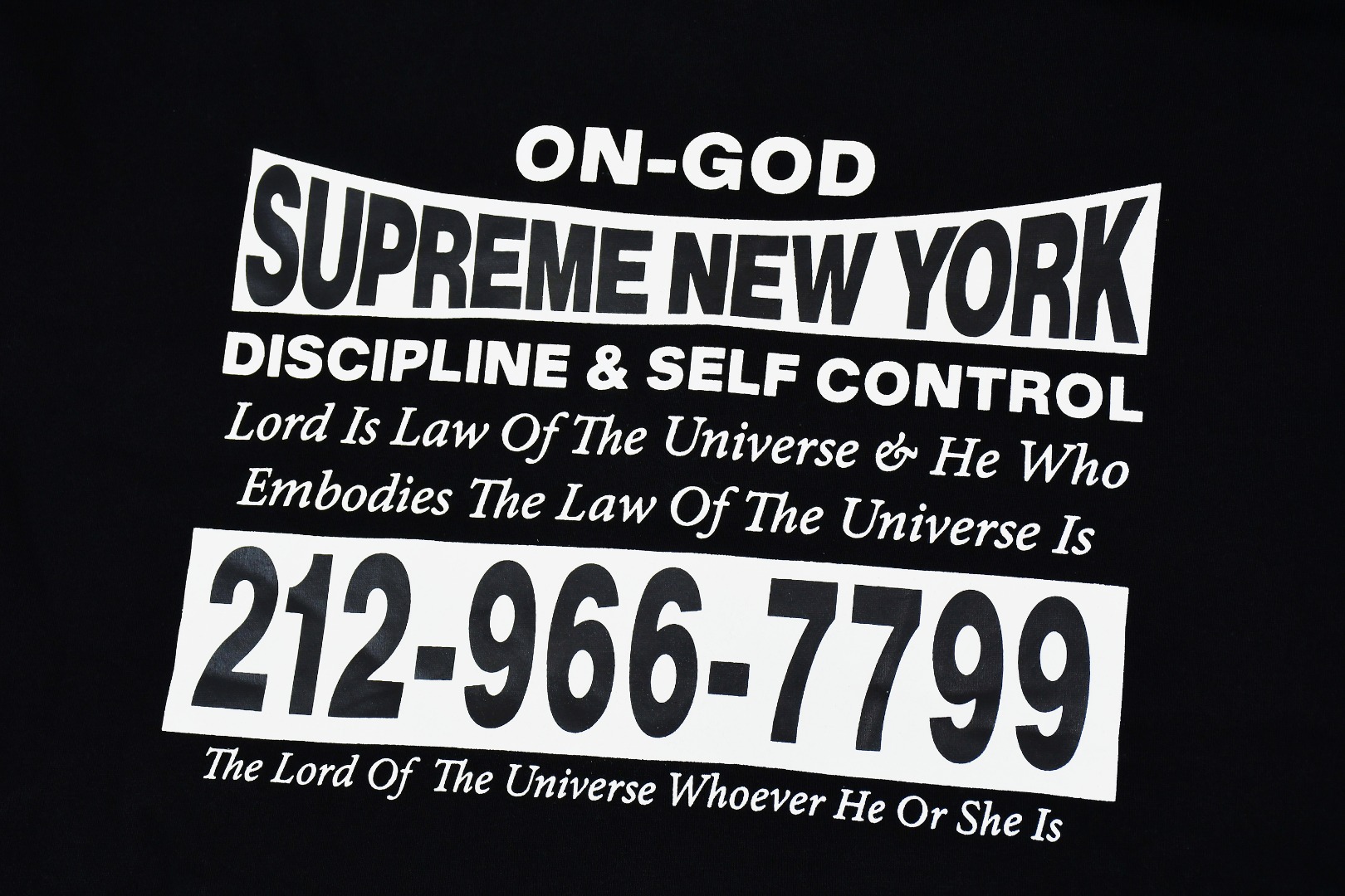 Supreme On God Hooded Sweatshirt