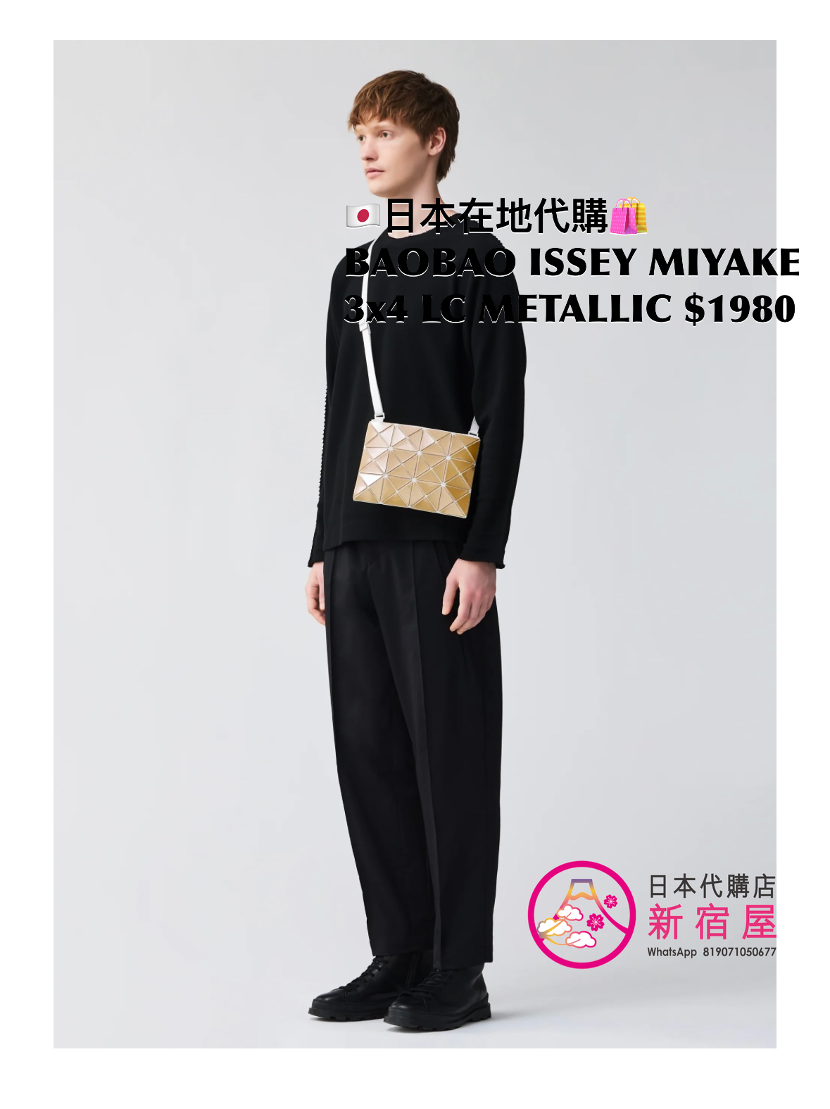 BAOBAO ISSEY MIYAKE 3x4 LUCENT METALLIC
