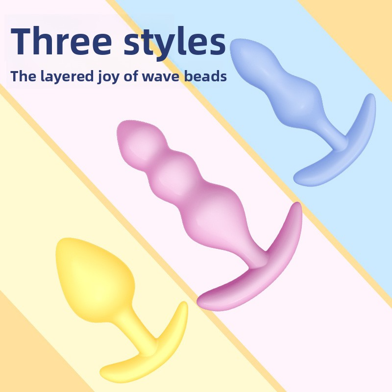 后庭肛塞入门级女用果冻女性自慰器具成人情趣性用品另类玩具