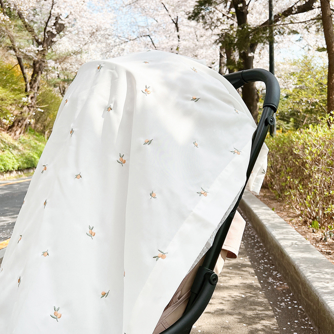 DOTTODOT 刺繡嬰兒車遮陽防風罩（Stroller Cover）