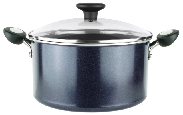 美亞易潔玻璃蓋雙耳湯鍋24厘米5.7升22083-TE07(Y)