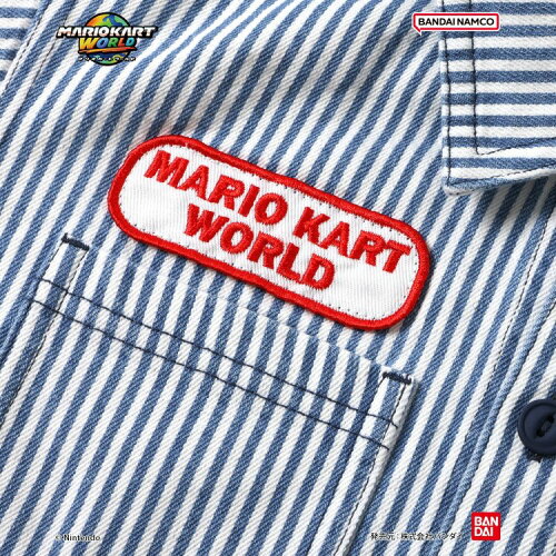🆕【⭐訂購⭐】🌀 🇯🇵 日本直送🇯🇵 #MarioKart 刺繡貼布 短袖襯衫［2款選］🌀 [ELEA-0073][260607]