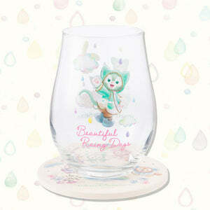 [現貨] [東京迪士尼] Beautiful Rainy Day|玻璃杯連杯墊 {TF220506Q}
