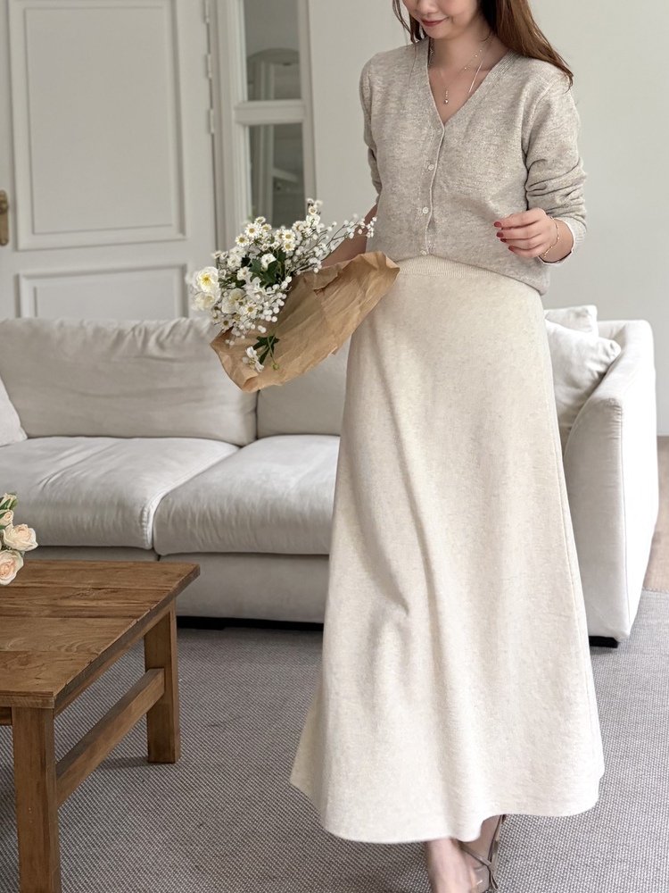 The Lacie Wool Cardigan (Oatmeal)