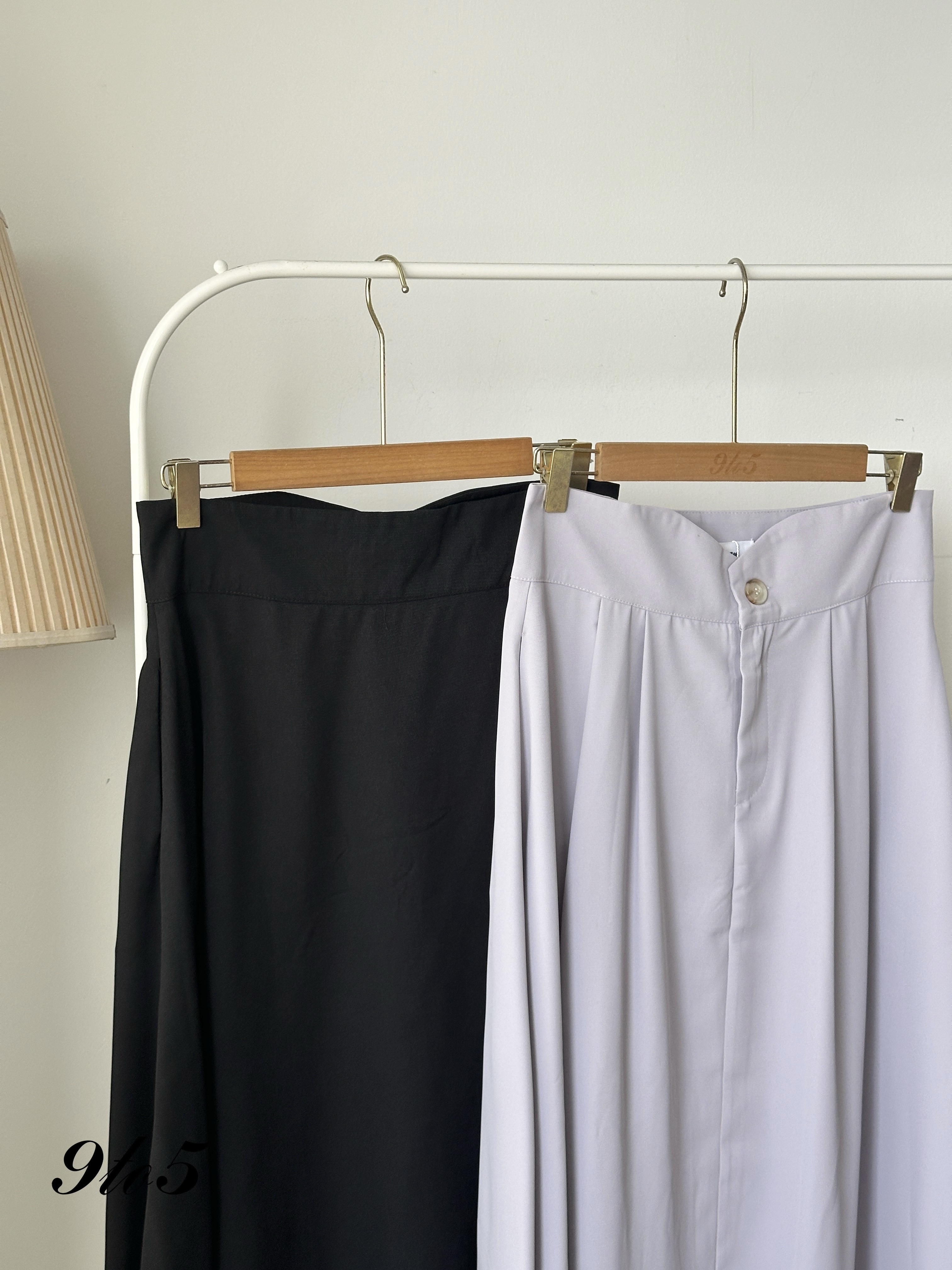 S1833 High Waist A Line Skirt - 3 Colors 