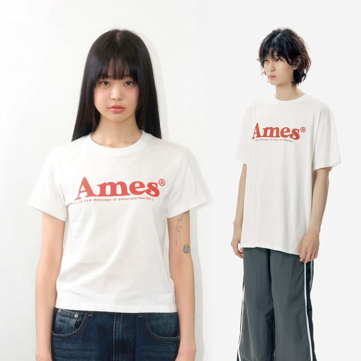 [Ames Worldwide] BASIC LOGO TEE (11款)