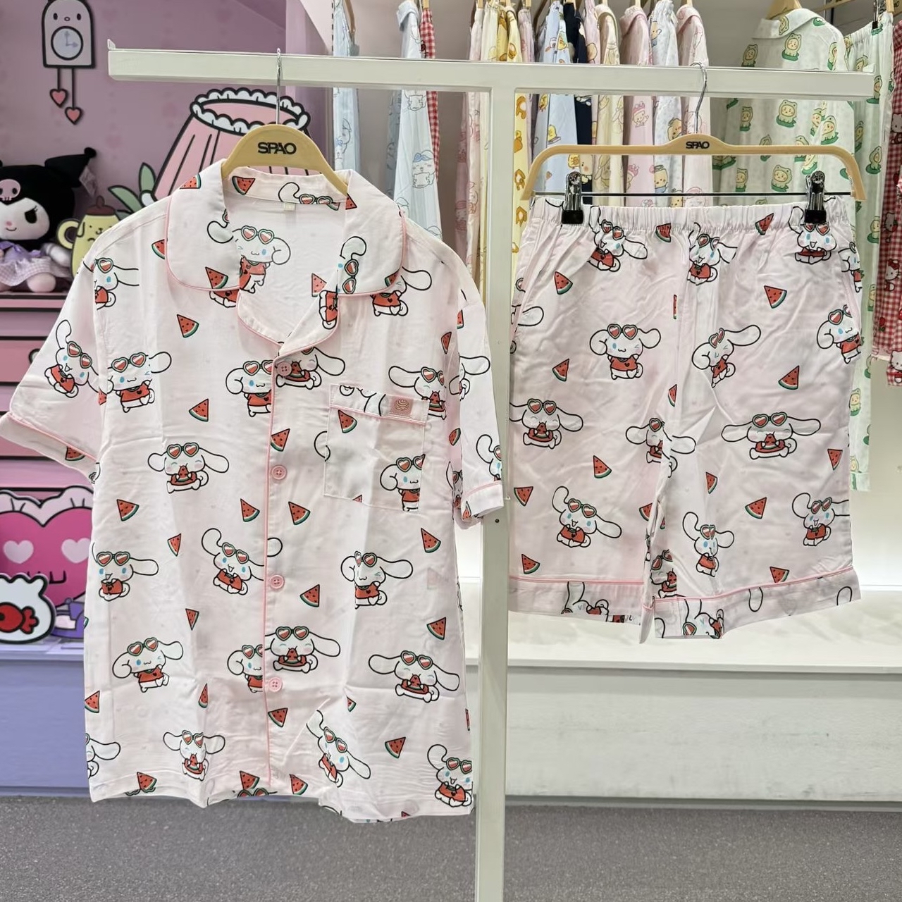 🇰🇷韓國SPAO x Sanrio短䄂睡衣套裝