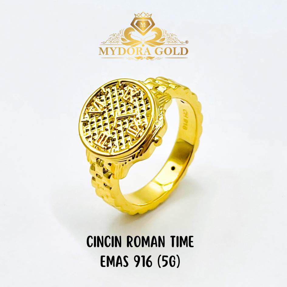 MYDORA Cincin Roman Time (5G) l EMAS 916/22K