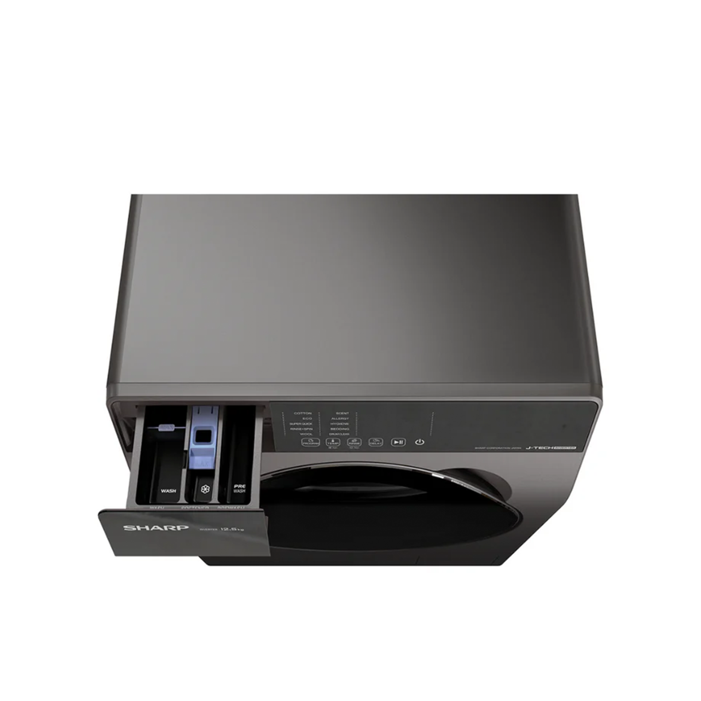 Sharp 10.5kg J-Tech Inverter Front Load Washer (ESFK1054SMG)