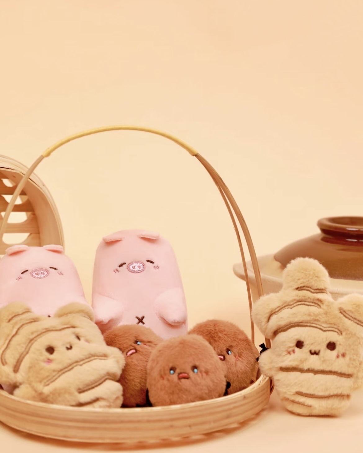 豬腳薑毛絨掛件