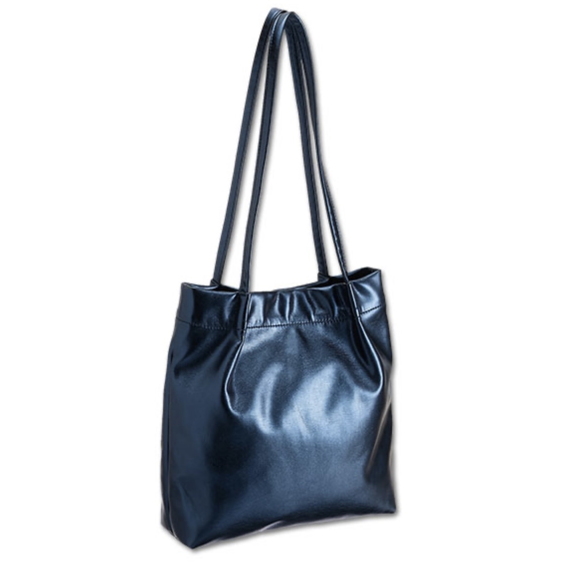 MARY QUANT Totebag 金屬質感藍