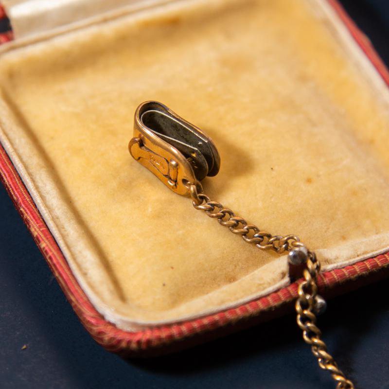Antique Pocket Watch Chain with Patented Clasp/Clip Design (EA1719)