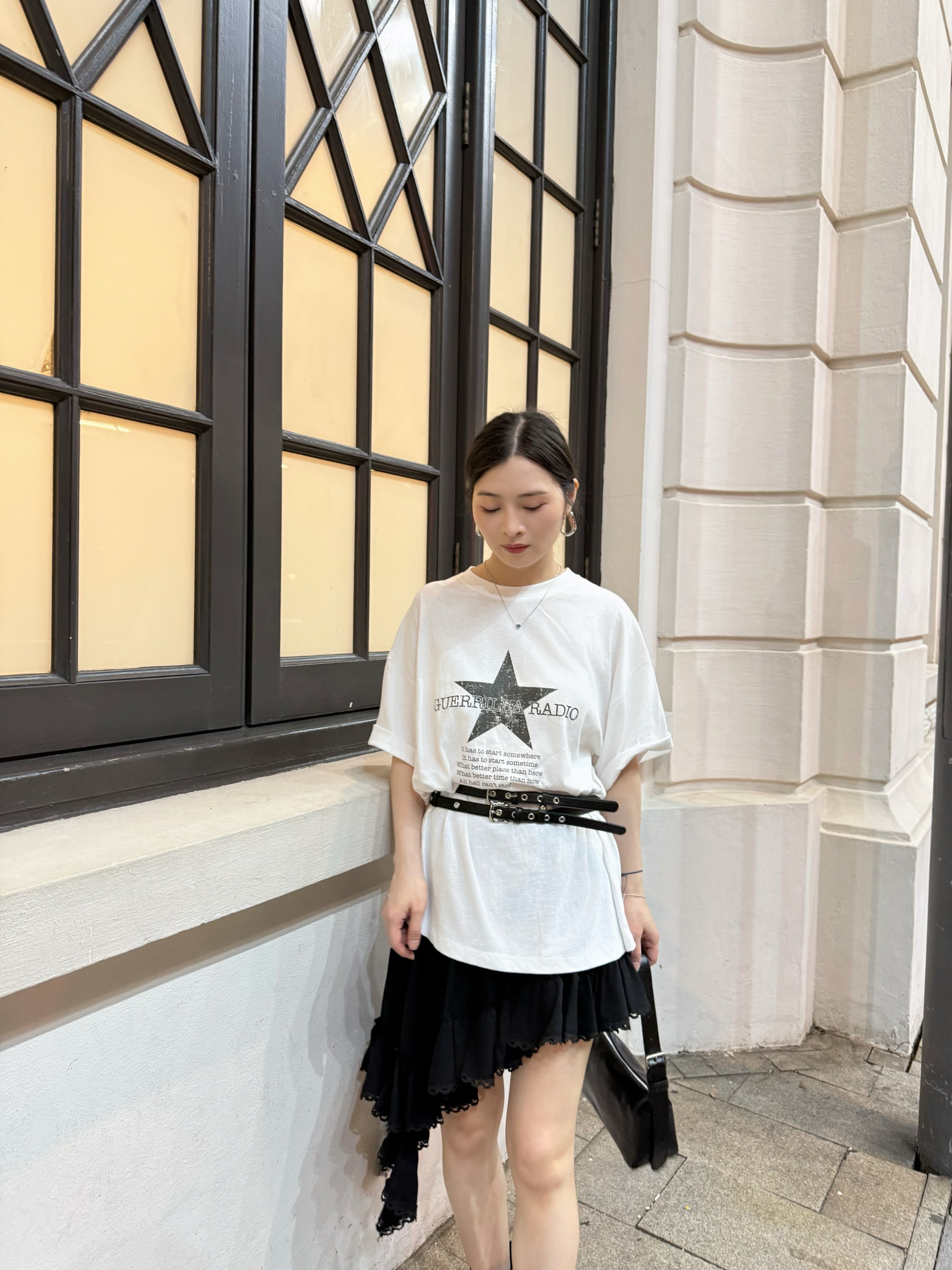 P66 洗水棉星星Tee