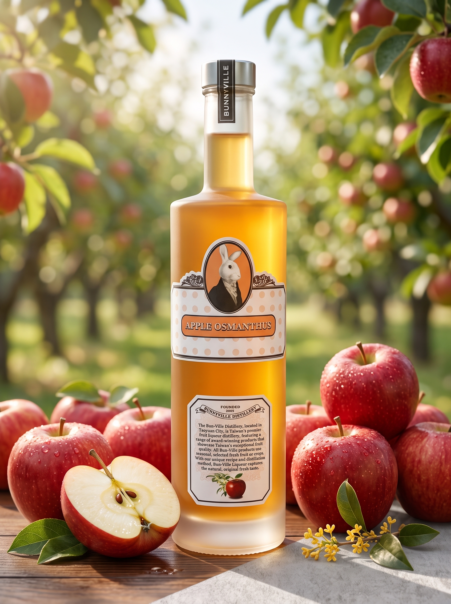 Bunnyville 兔兔酒 - 蘋果桂花酒 Apple Osmanthus Liqueur