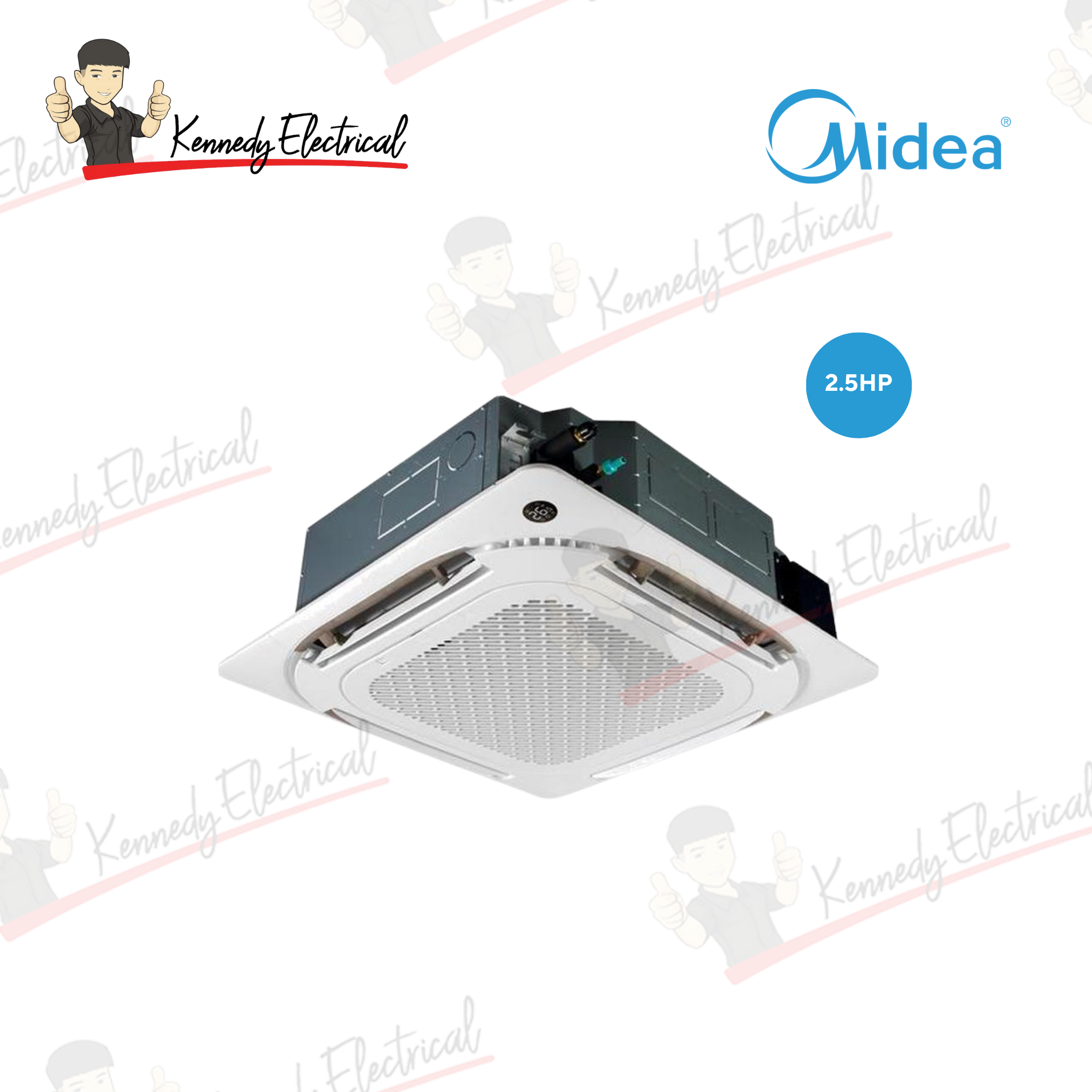 Midea 2.5Hp R32 Inverter Ceilling Cassette MCX-24CRFNX