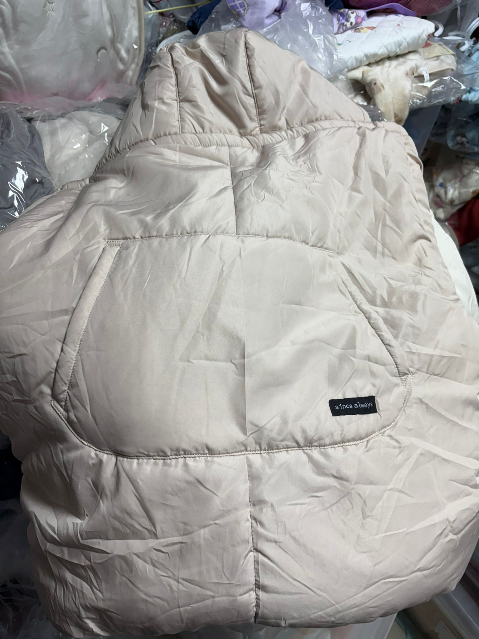 杏色款BB孭帶用披肩(清貨不設儲貨）