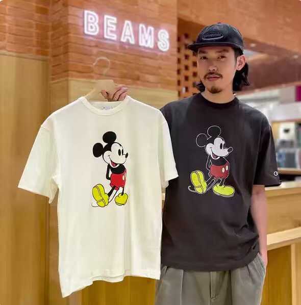 預訂 Beamsboy x Champion米奇短袖Tee [貨號26A701]