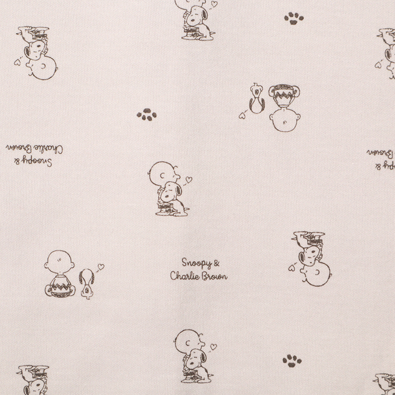 🇯🇵預訂 日本直送🇯🇵Snoopy史努比滿印米灰色孕婦哺乳長袖家居服套裝
