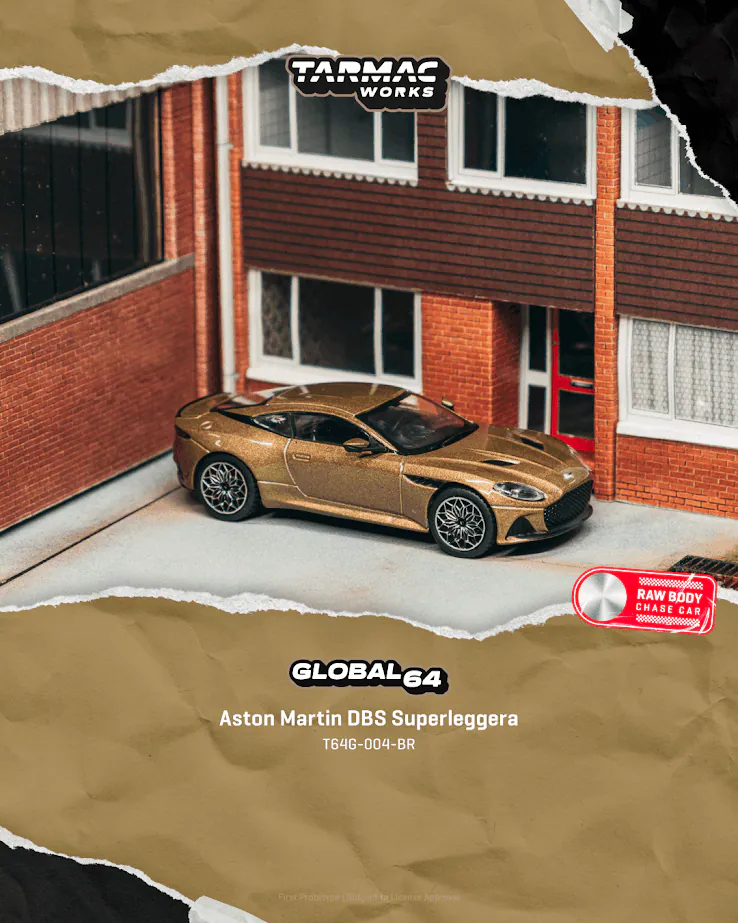 (預訂 Pre Order) Tarmac Works ( T64G-004-BR ) Aston Martin DBS Superleggera Brown Metallic