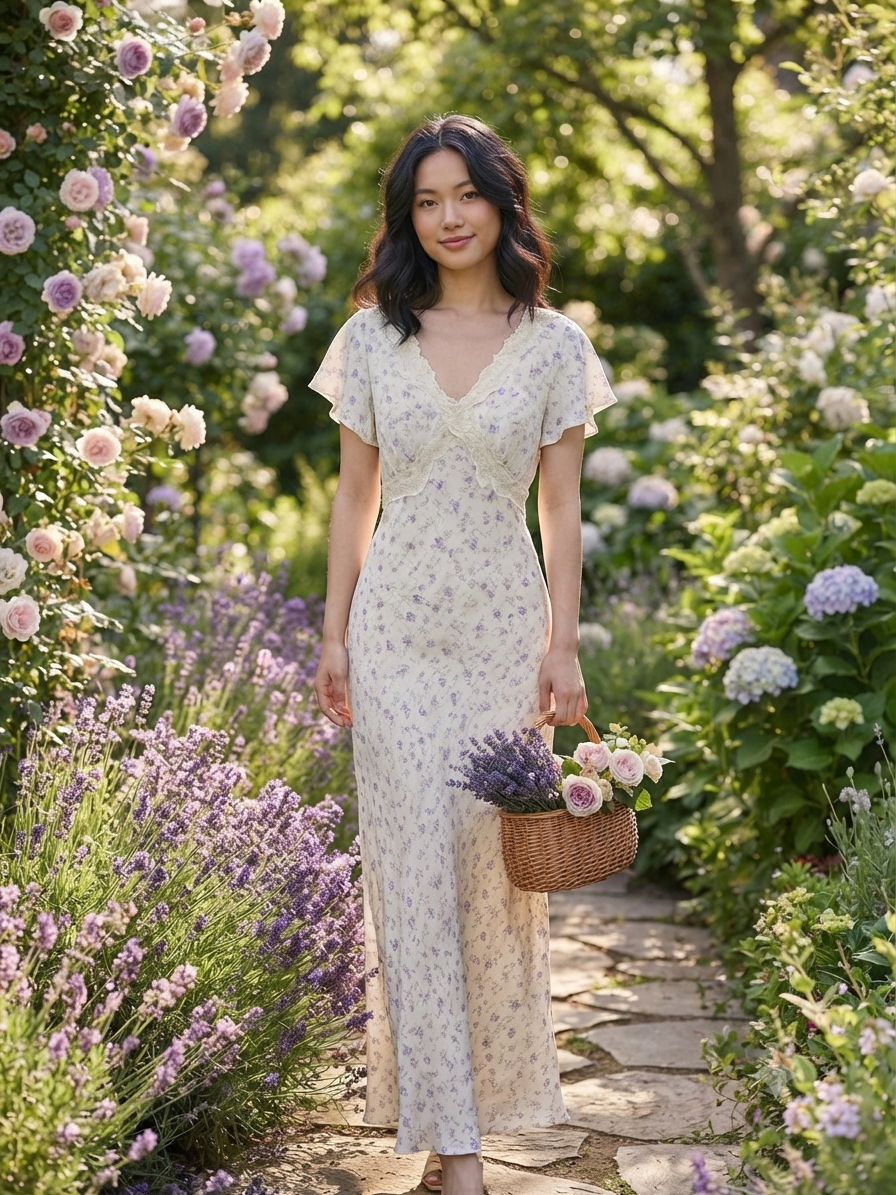 Romantic Flora Midi