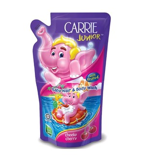 Carrie Junior Baby Hair & Body Wash Refill Pack - 500g - C. CHERRY