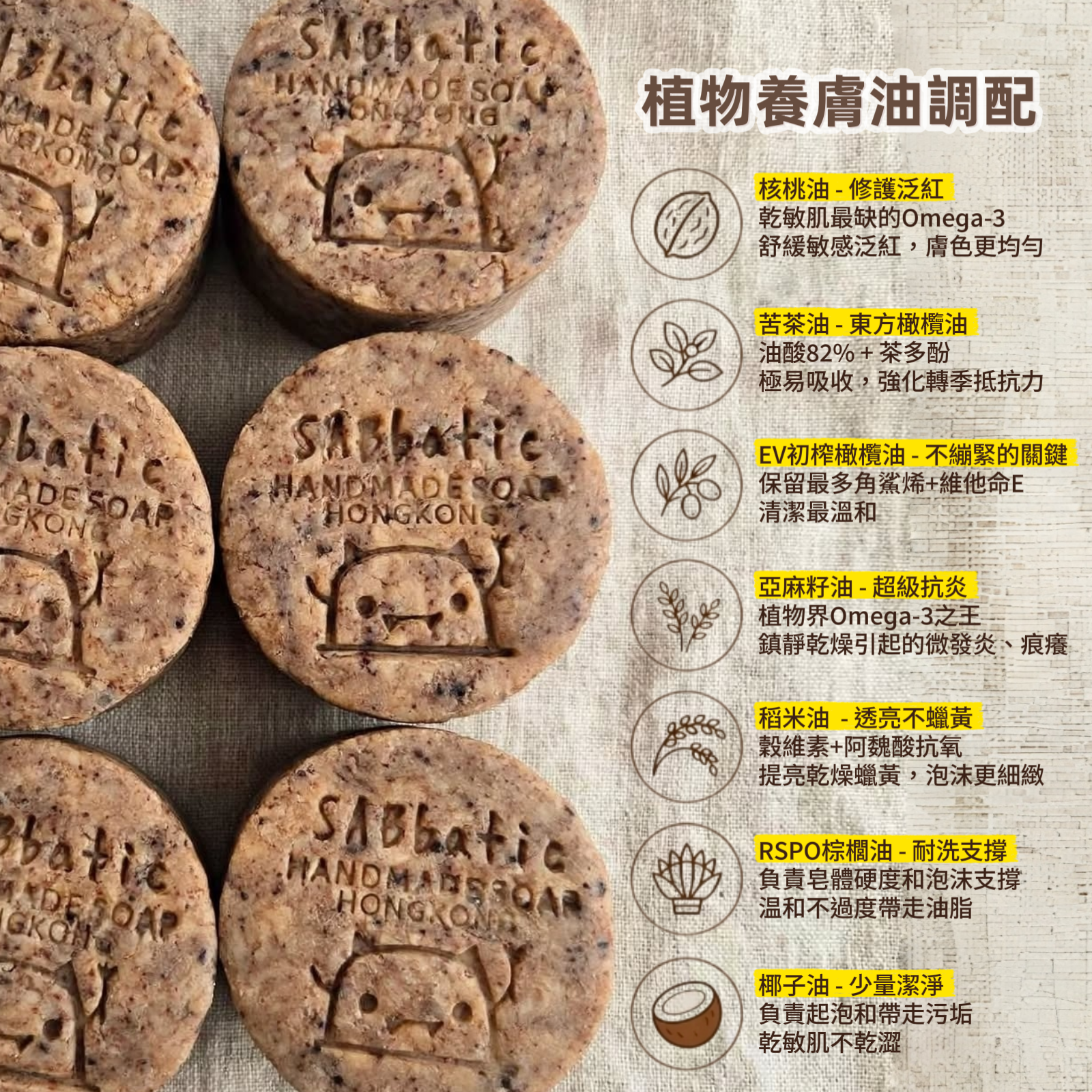 極潤可可 • 三重研磨皂~75g