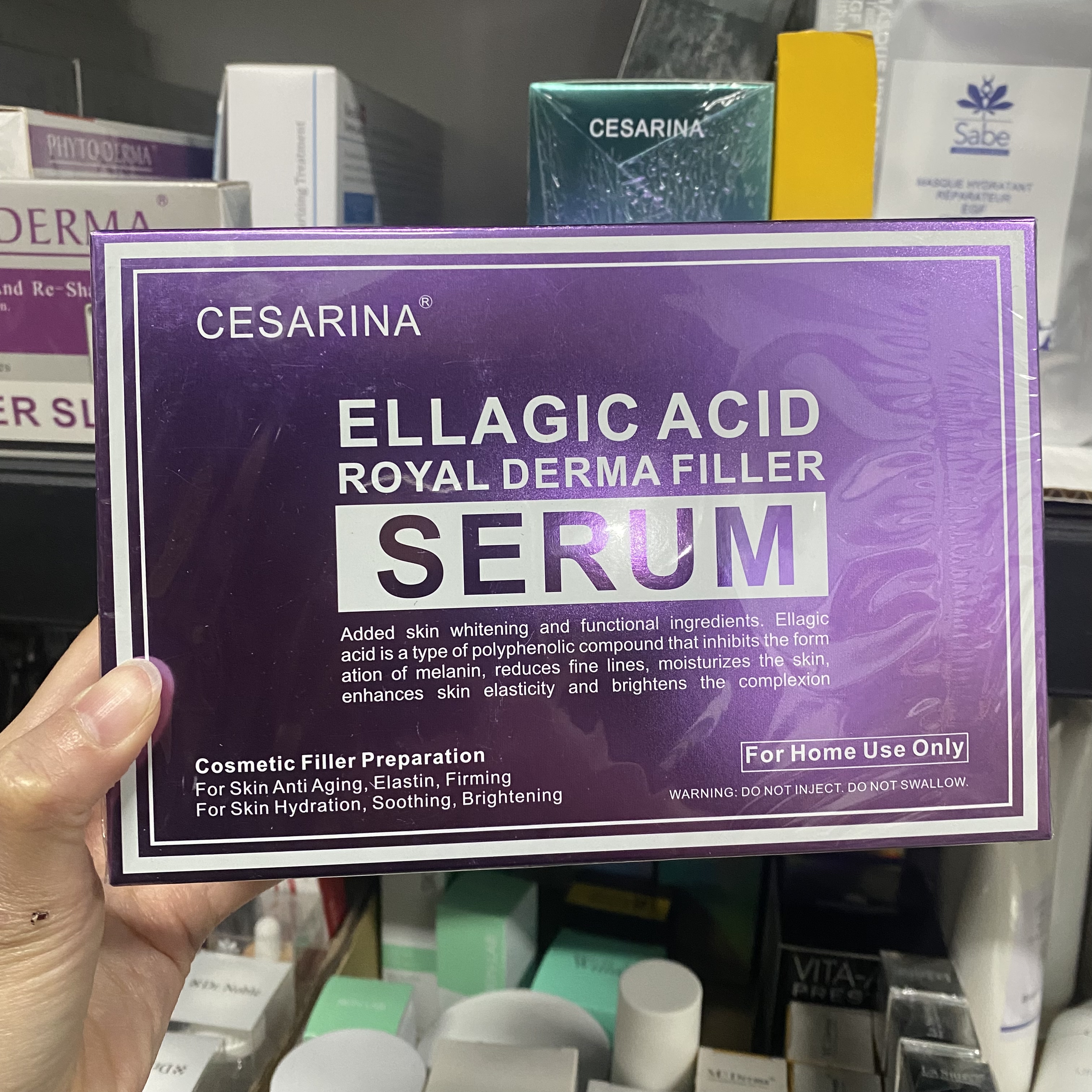 現貨 - CESARINA鞣花酸抗原抗敏修復嫩白精華 (一盒10支)每支5ML 獨立包裝