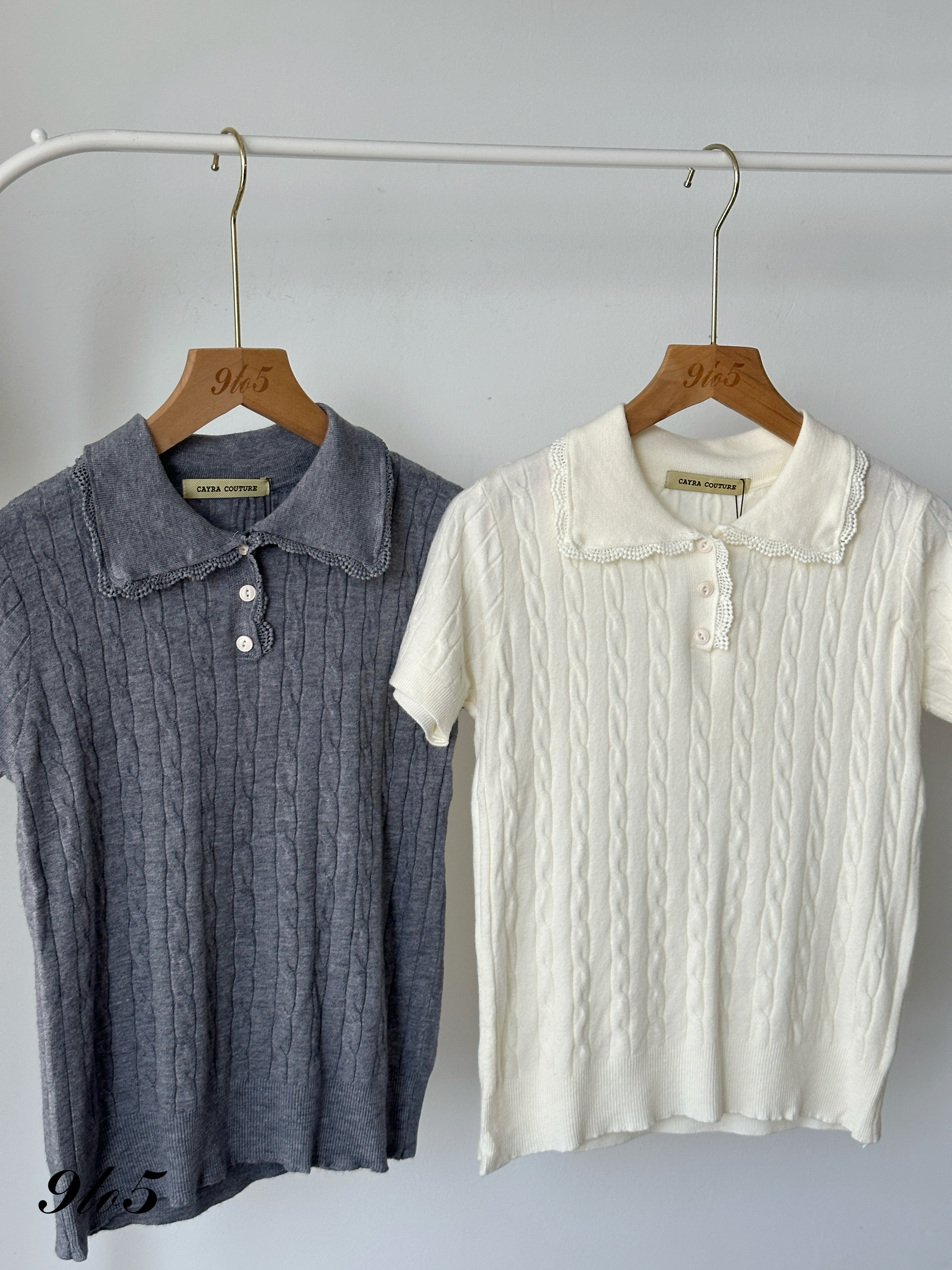 T4151 Knit Polo Tee - 5 Colors 