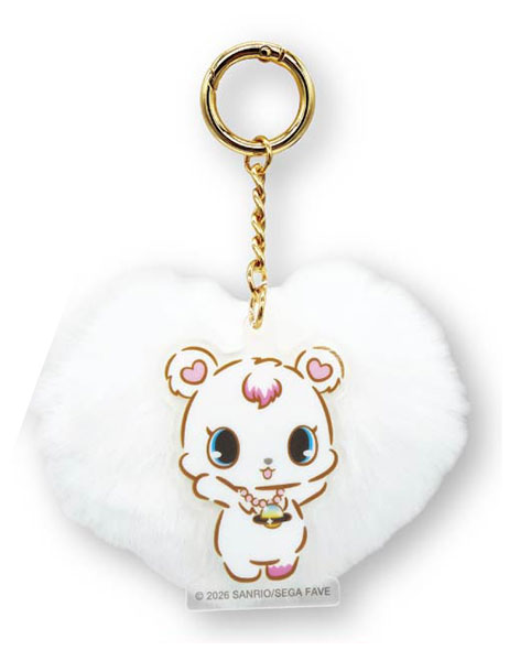 寶石寵物 Jewelpet 心型毛毛球掛件 露比 莎菲 佳娜德 奈娜 #P-SAG0097 [BANDAI] (IN-STOCK) 