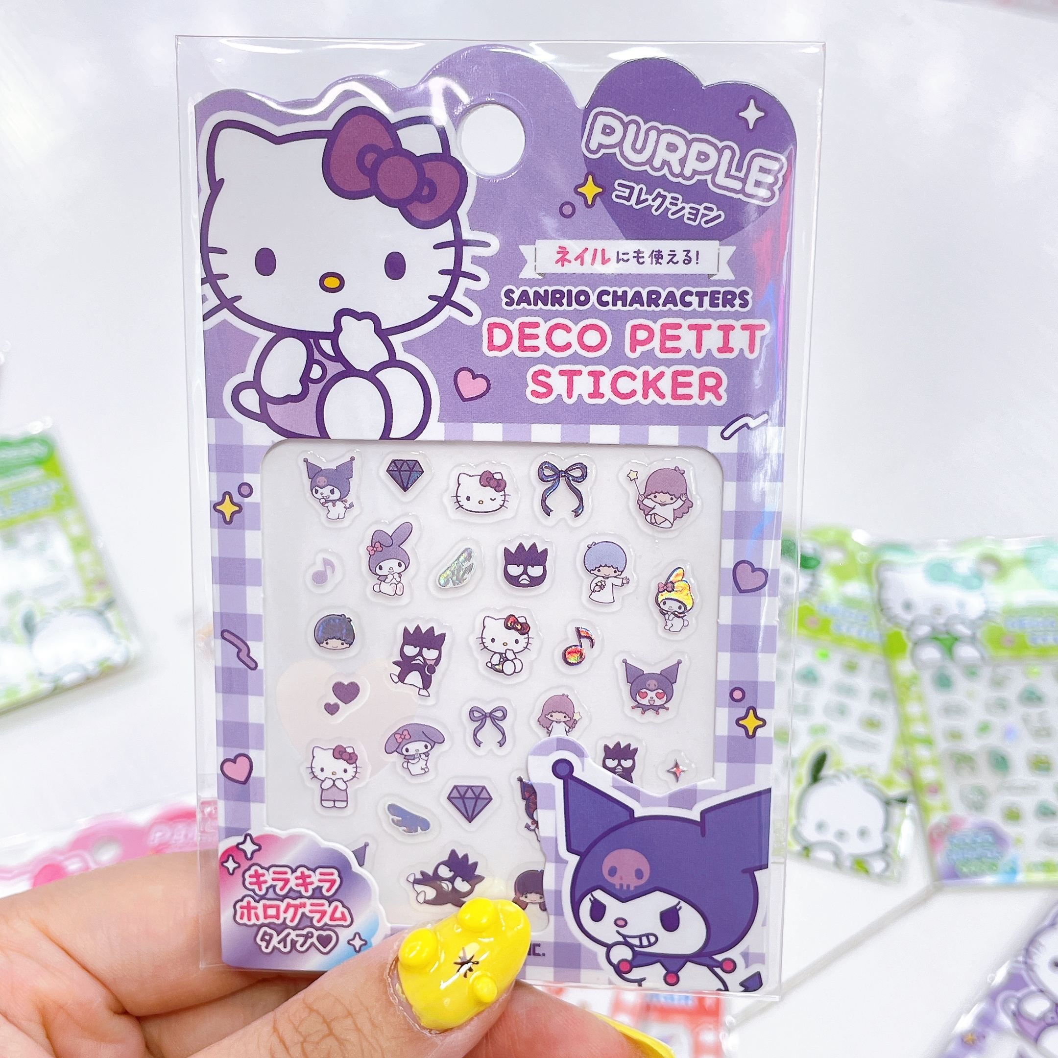 日本直送新款 Hello Kitty Sanrio 指甲貼紙
