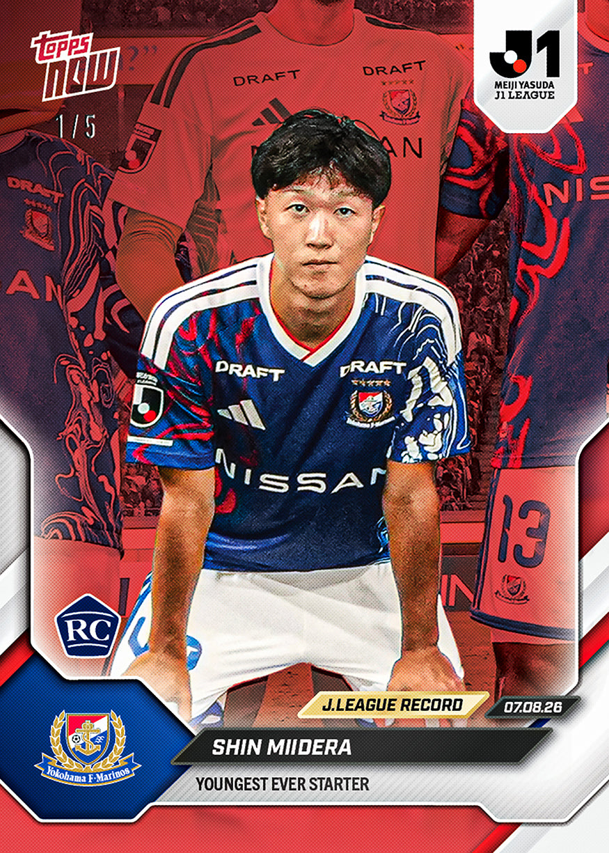 Shin Miidera - 2026/27 J.League Topps NOW® #2 橫濱水手入球卡【團購】