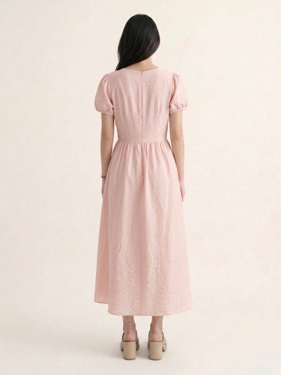 W6196 - Aria Drop-Waist Dress