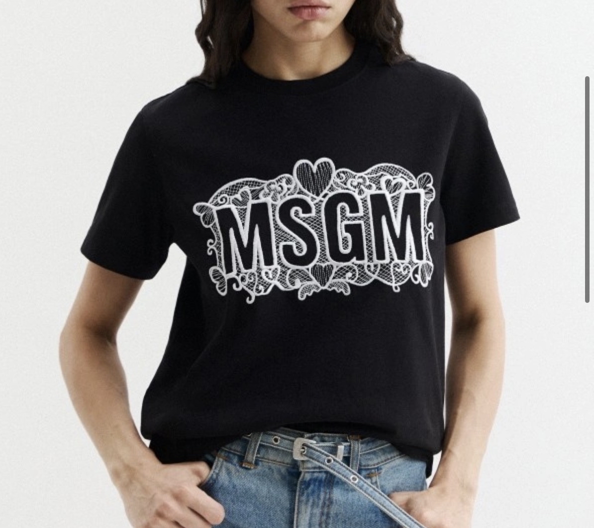 Msgm 刺繡Tee