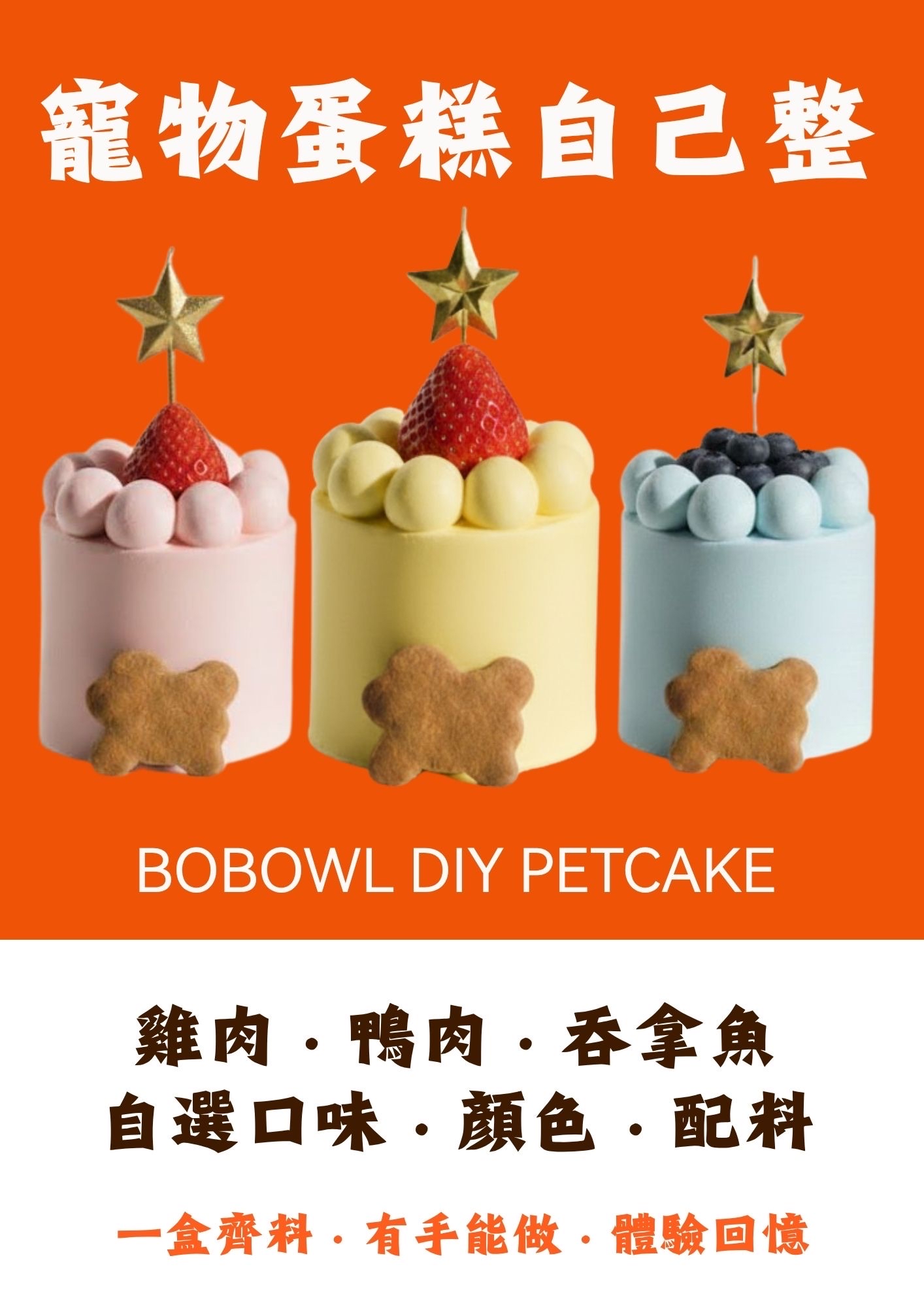 DIY 寵物蛋糕體驗盒