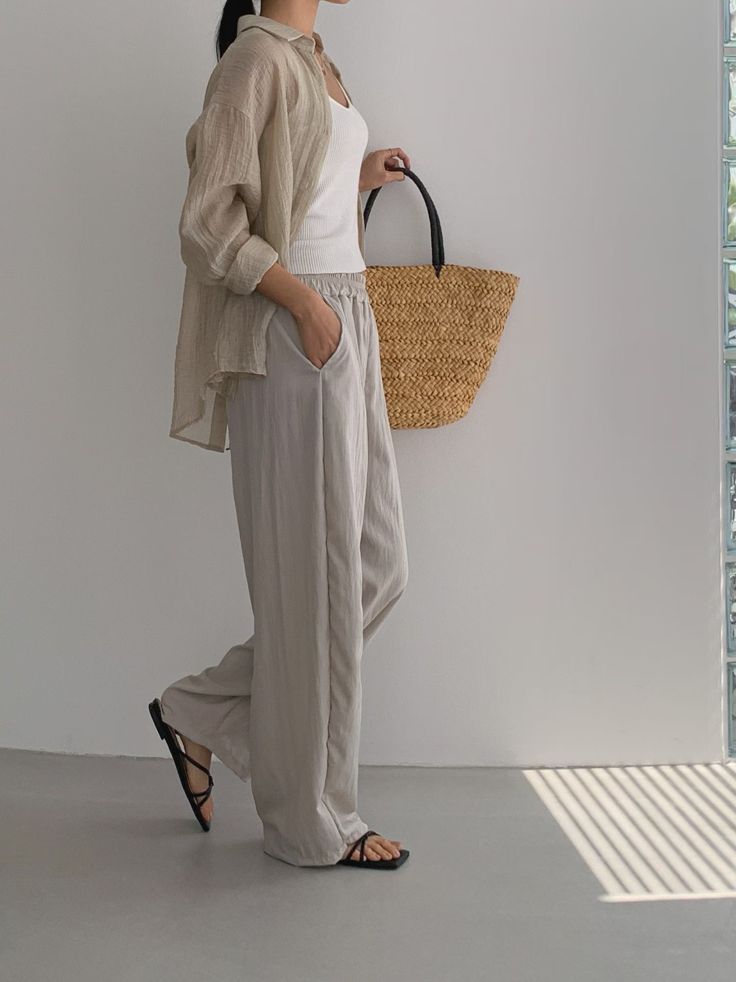 STG OS 單色斯文優皮褲