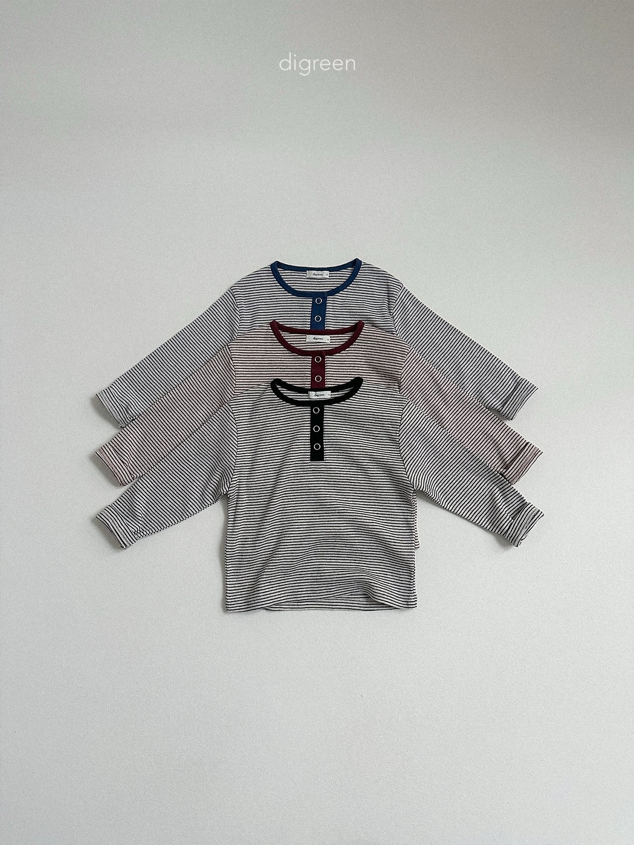 Digreen | henley neck aletty tee