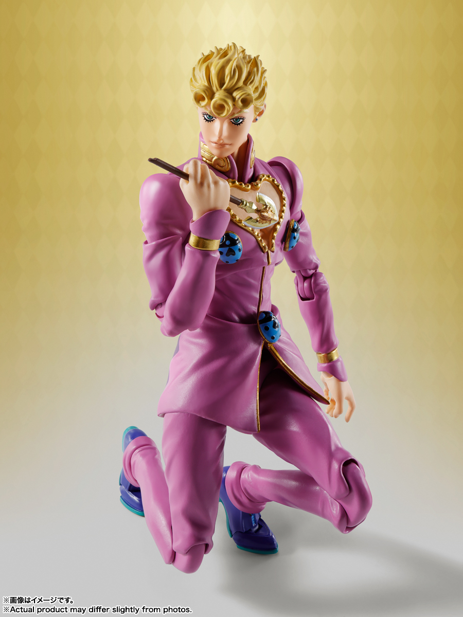(預訂訂金 $200) (總價 $462) Bandai S.H.Figuarts JOJO的奇妙冒險 喬魯諾·喬巴拿 (行版) SHF Giorno Giovanna