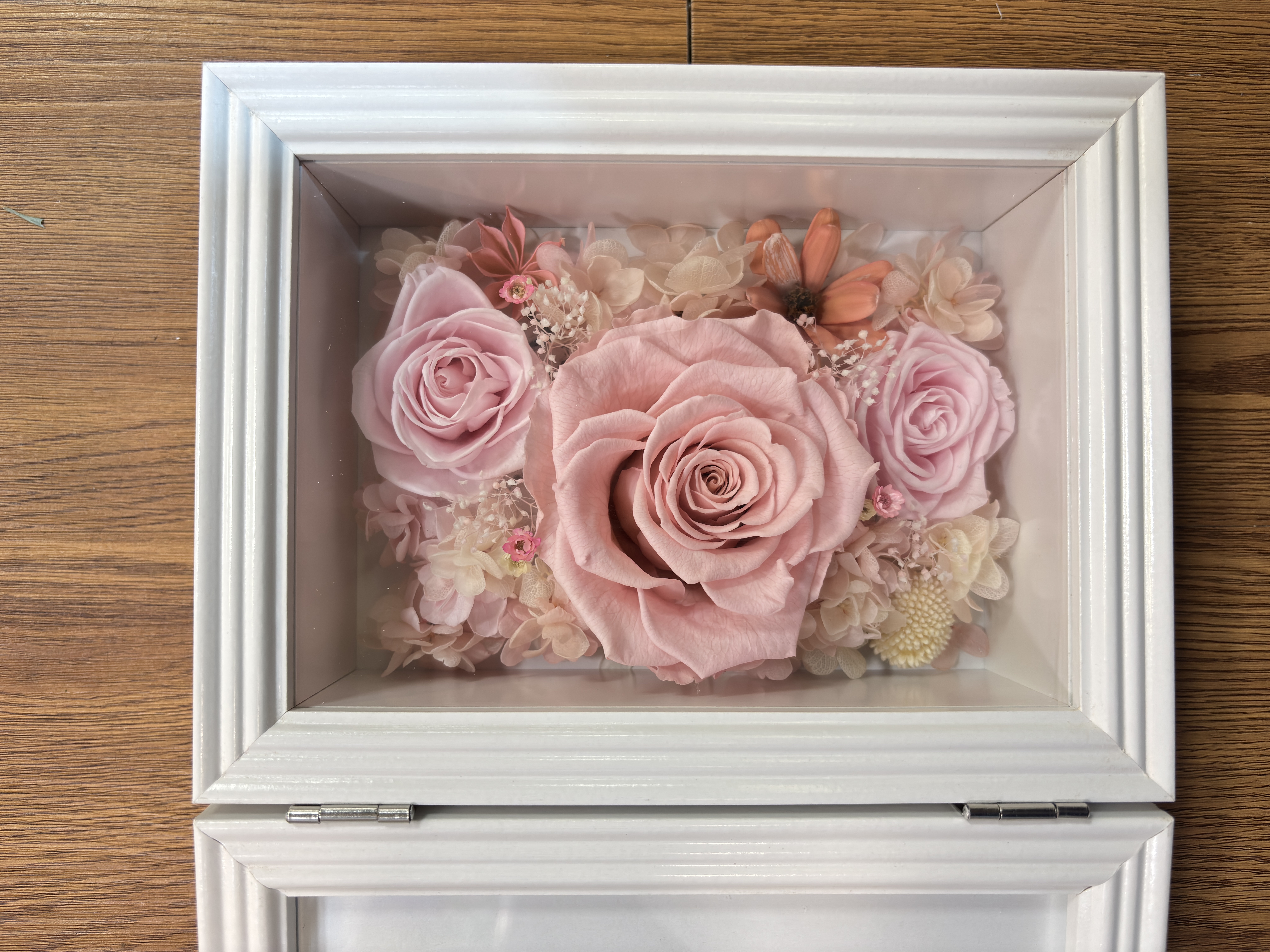 保鮮花相架（20.2x15.2x6.4cm; 相片尺寸:12.5x17.5cm)