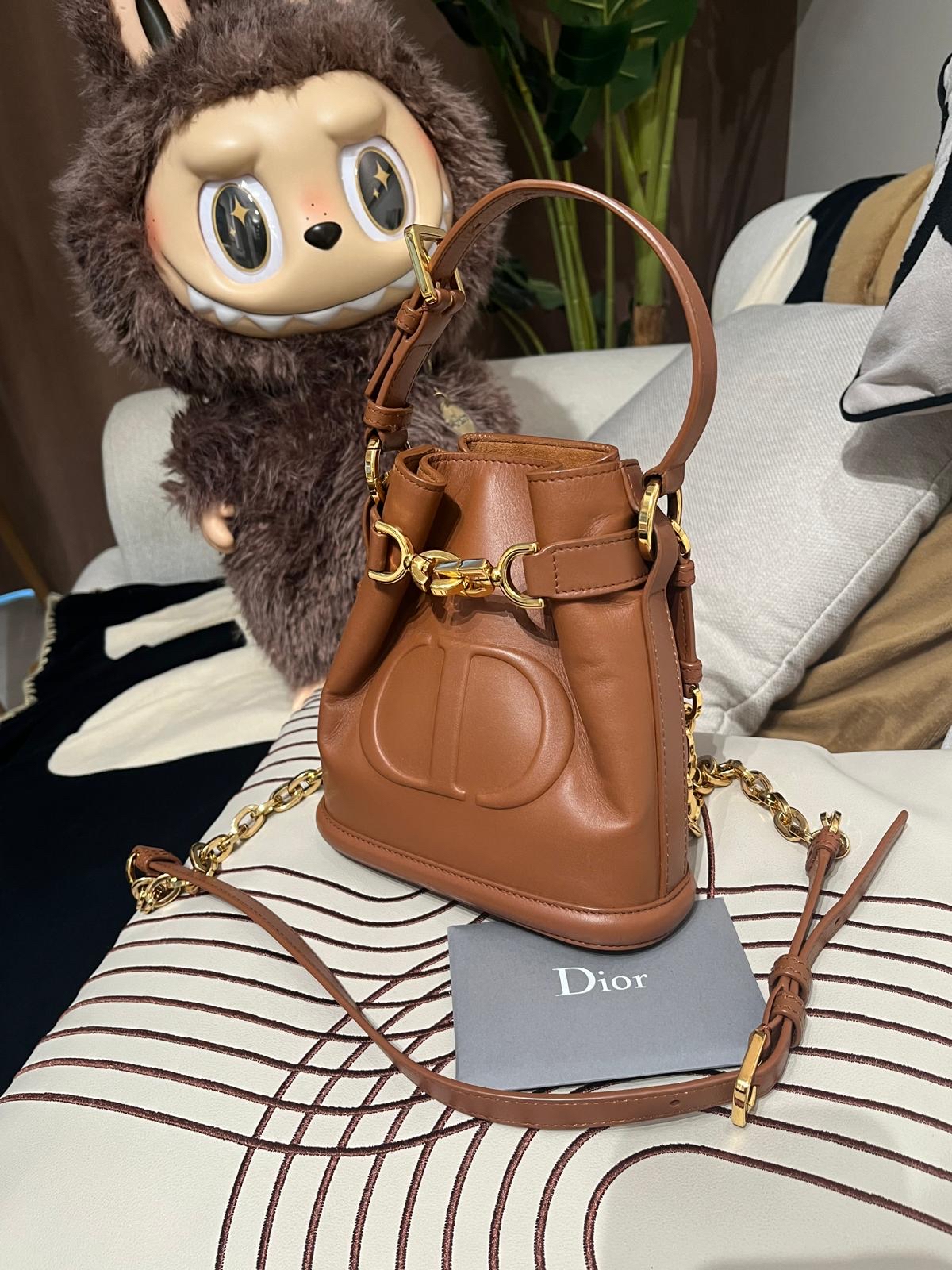 DIOR C'EST small CHRISTIAN DIOR CALFSKIN ,100%Authentic,95%new ✅證書✅dust bag 