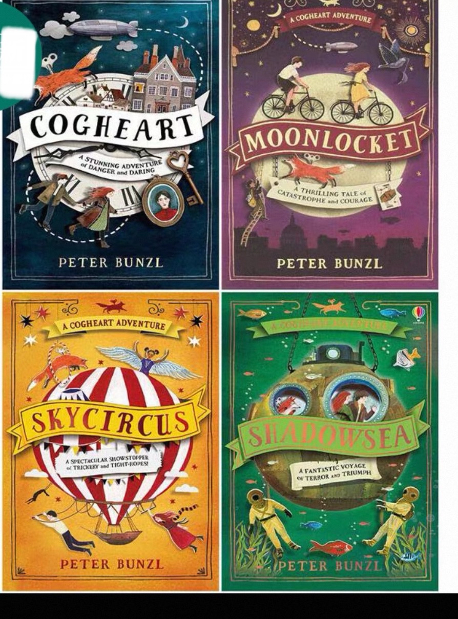 【適合8歲+】The Cogheart Adventures Collection 4 booksCogheart Adventures Series(Vol 1-4) Peter Bunzl英文書