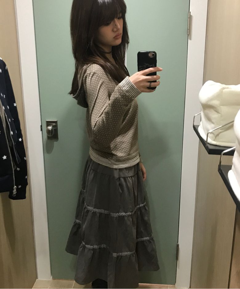 🇰🇷訂購｜aeae 26SS｜PATTERN TIERED SKIRT 3色