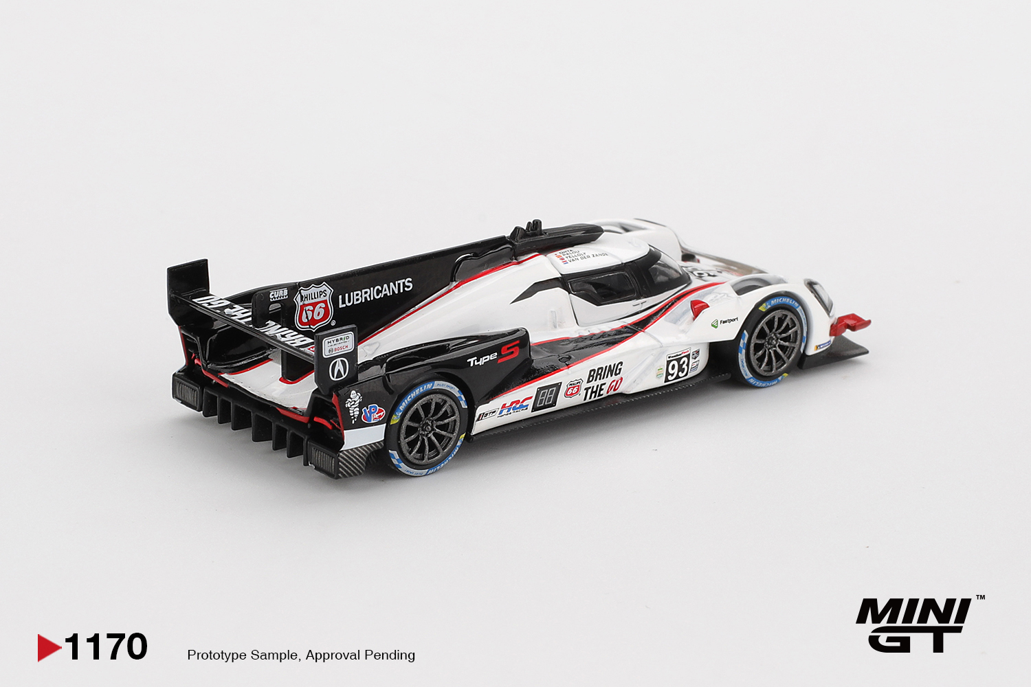Mini GT 1/64 Acura ARX-06 GTP #93 Acura Meyer Shank Racing 2025 IMSA Daytona 24 Hrs  - MGT01170-BL