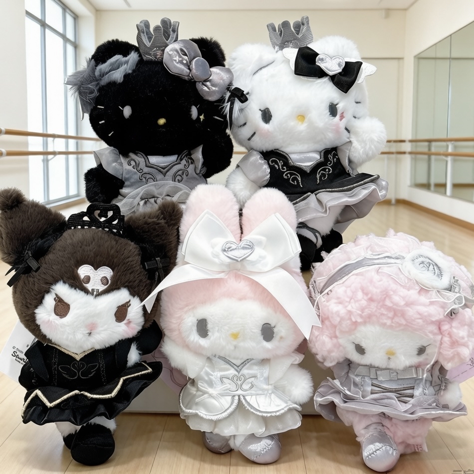 上海限定-Sanrio芭蕾舞系列公仔掛飾